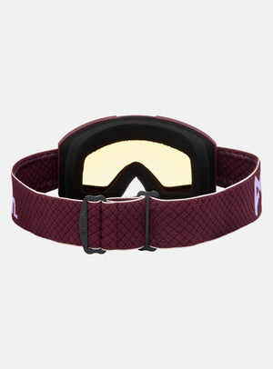 Anon Helix 2.0 Goggles + Bonus Lens | Frame: Deep Cherry, Lens: Perceive Cloudy Pink