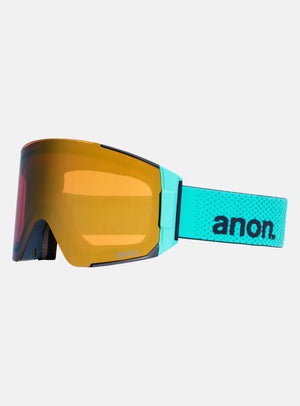 Anon Sync Goggles + Bonus Lens + MFI® Face Mask | Frame: Marine, Lens: Perceive Sunny Bronze (17% / S3), Spare Lens: Perceive Cloudy Burst (59% / S1)