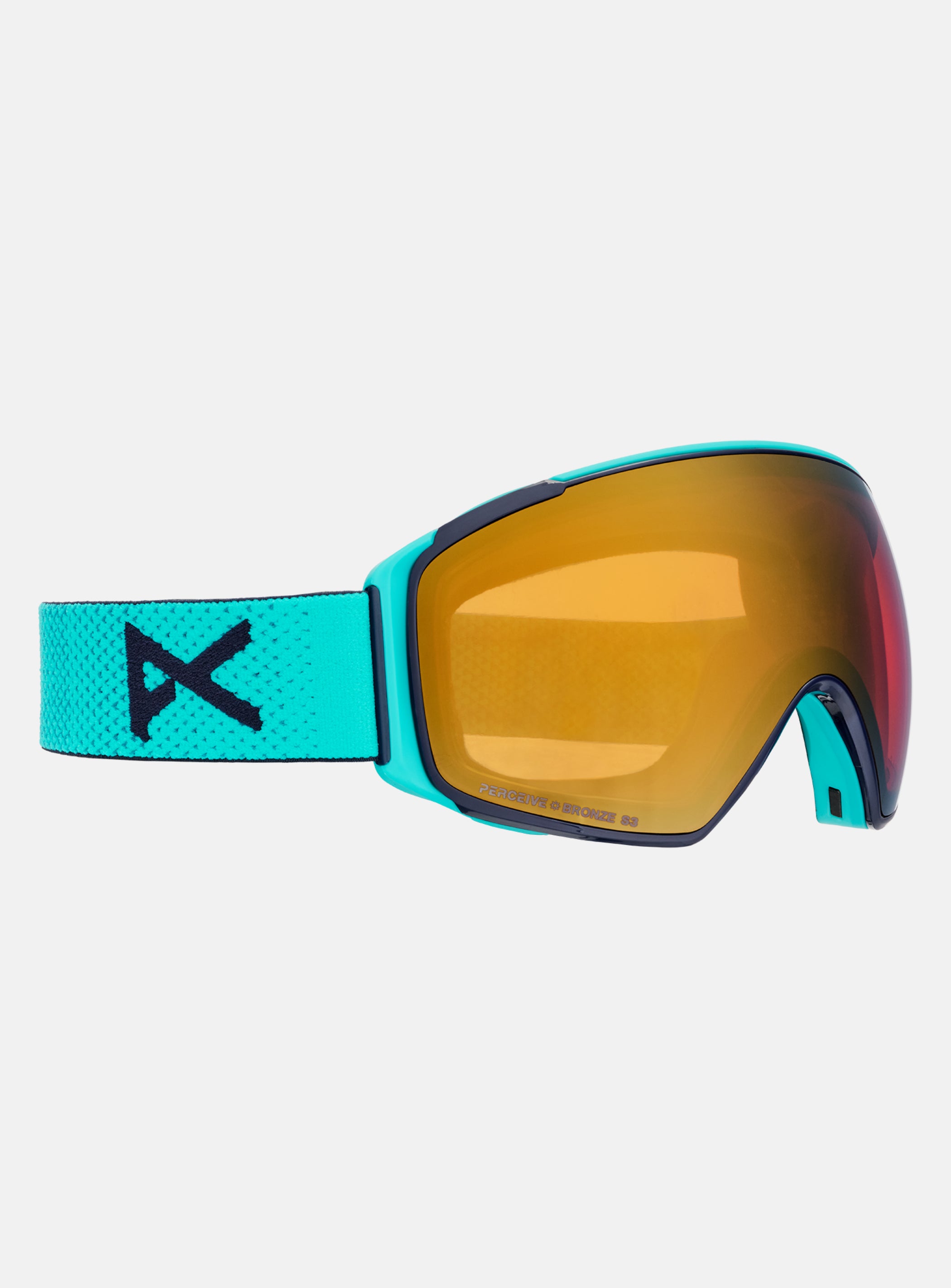 Anon M4S Goggles (Toric) + Bonus Lens + MFI® Face Mask | Frame: Marine, Lens: Perceive Sunny Bronze (17% / S3), Spare Lens: Perceive Cloudy Burst (59% / S1)