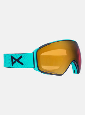 Anon M4S Goggles (Toric) + Bonus Lens + MFI® Face Mask | Frame: Marine, Lens: Perceive Sunny Bronze (17% / S3), Spare Lens: Perceive Cloudy Burst (59% / S1)