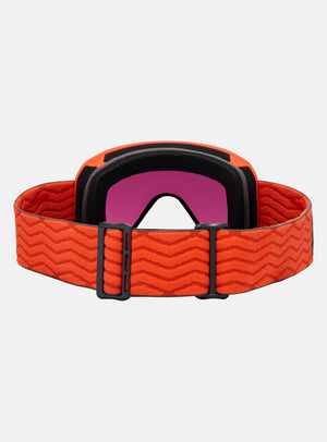 Anon Nesa Goggles + Bonus Lens + MFI® Face Mask | Frame: Fiesta Red, Lens: Perceive Sunny Onyx