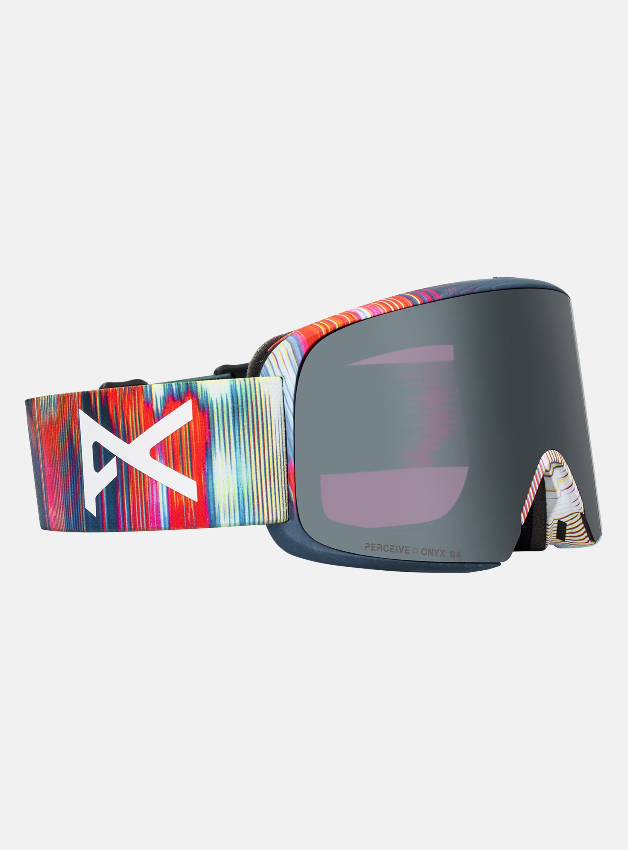 Anon M6 Goggles + Bonus Lens + MFI® Face Mask | Frame: Glitch Lines, Lens: Perceive Sunny Onyx