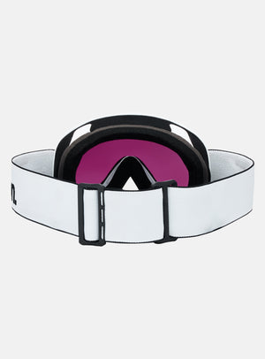 Anon M6 Goggles + Bonus Lens + MFI® Face Mask | Frame: White, Lens: Perceive Sunny Onyx