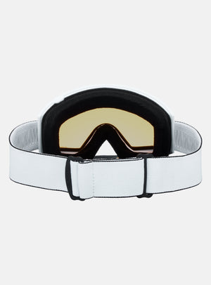 Anon Tracker 2.0 Goggles + MFI® Face Mask | Frame: White, Lens: Amber