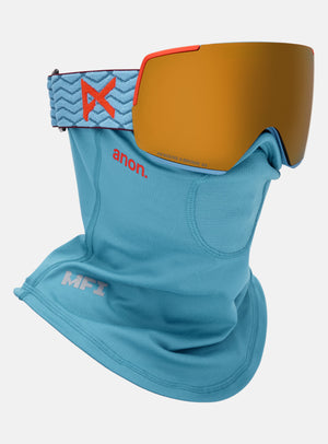 Anon M5 Goggles + Bonus Lens + MFI® Face Mask | Frame: Retro Blue, Lens: Perceive Sunny Bronze