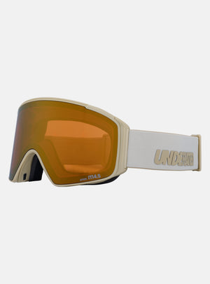 Anon Undefeated M4S Goggles (Cylindrical) + Bonus Lens + MFI® Face Mask | Frame: Tan, Lens: Perceive Sunny Bronze
