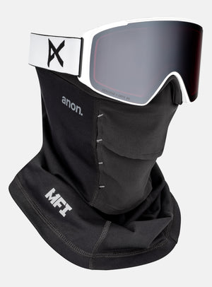 Anon M4S Goggles (Cylindrical) + Bonus Lens + MFI® Face Mask | Frame: White, Lens: Perceive Sunny Onyx (6% / S4), Spare Lens: Perceive Variable Violet (34% / S2)