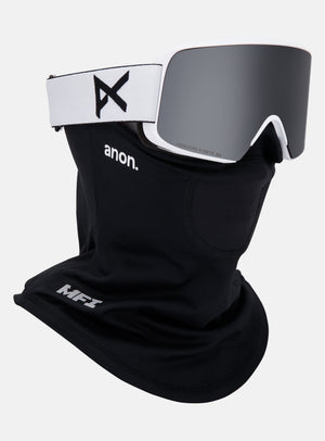 Anon M6S Goggles + Bonus Lens + MFI® Face Mask | Frame: White, Lens: Perceive Sunny Onyx