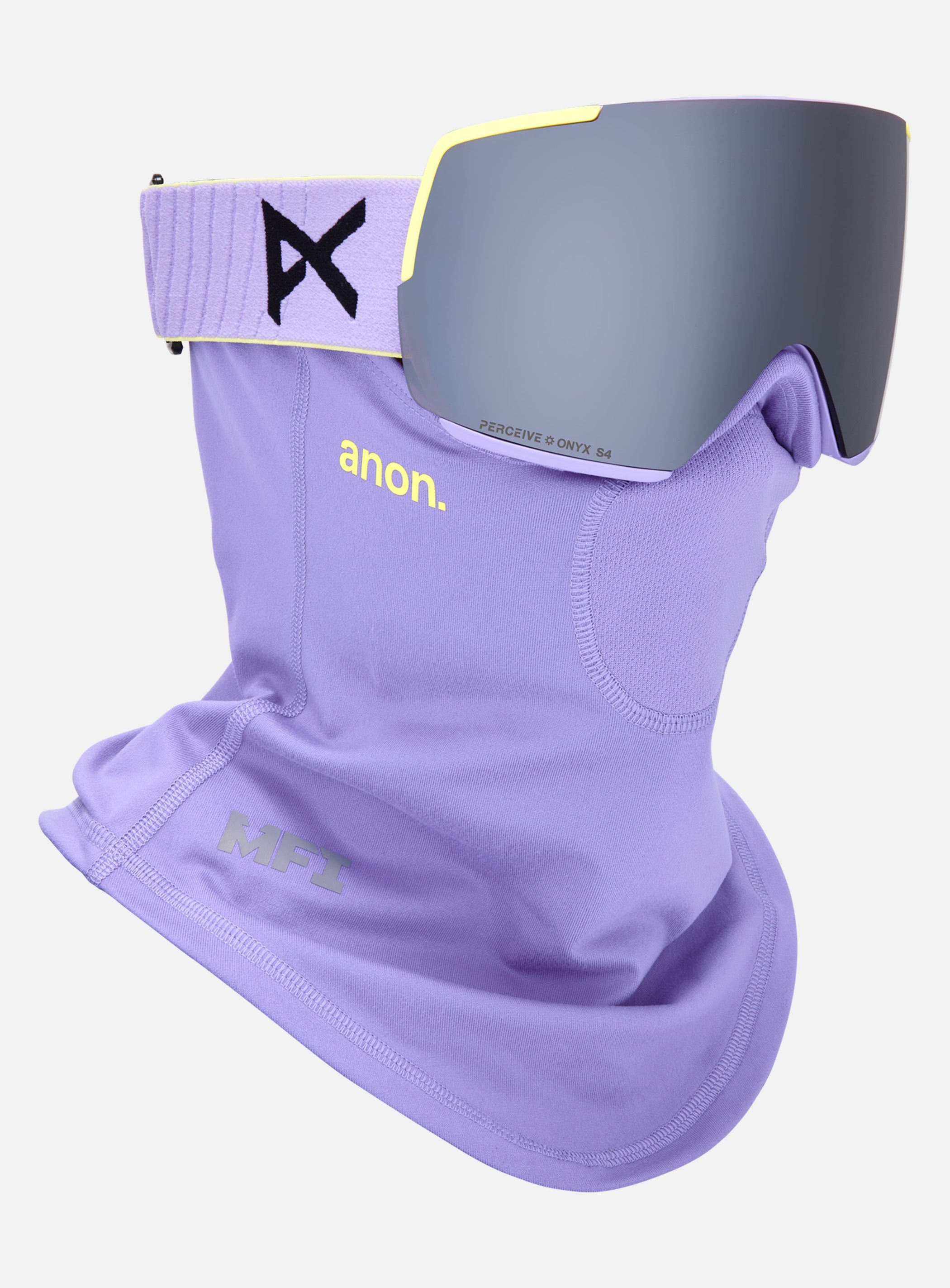 Anon M5 Goggles + Bonus Lens + MFI® Face Mask | Frame: Hyper Lilac, Lens: Perceive Sunny Onyx