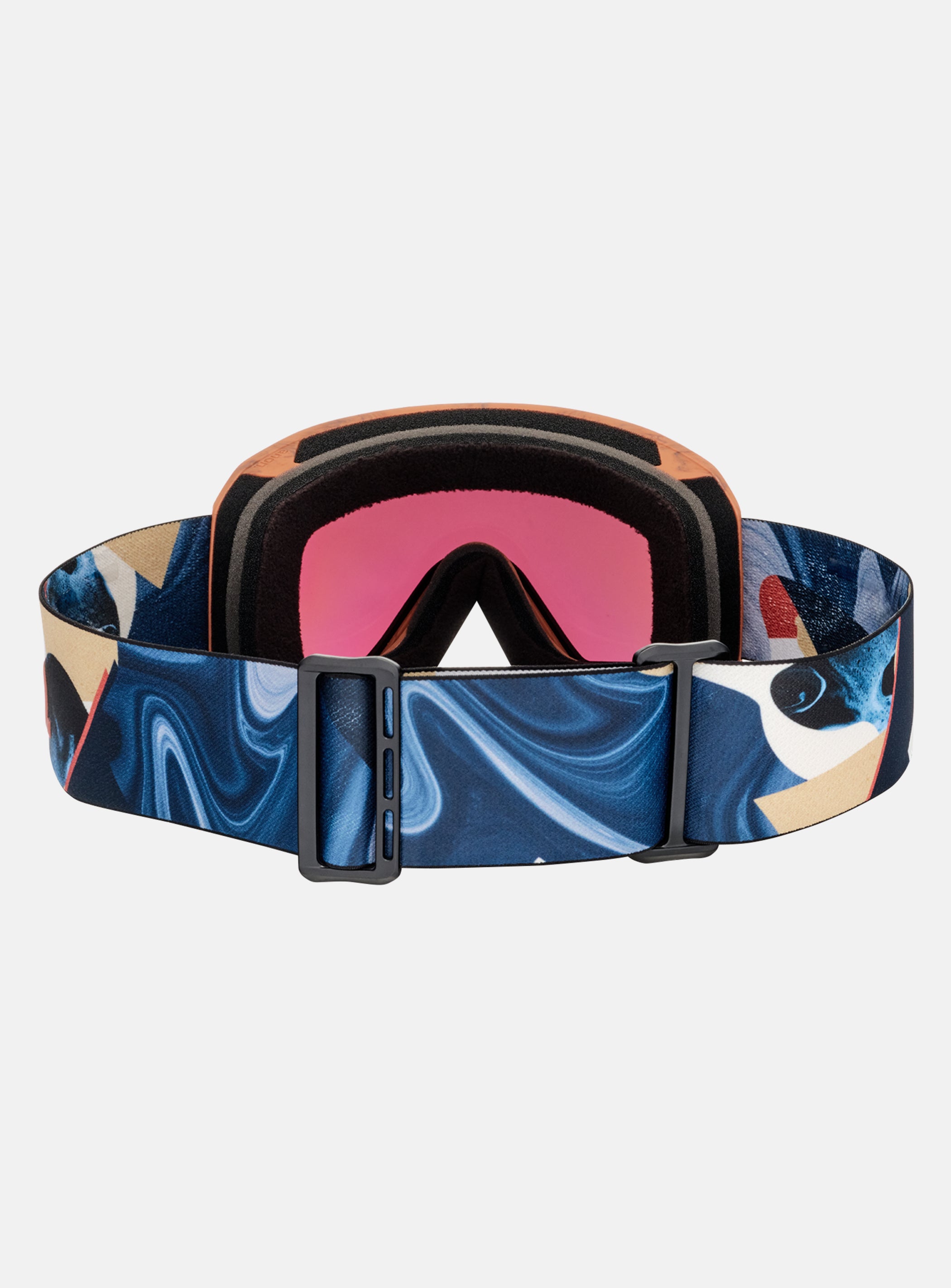 Anon Nesa Goggles + Bonus Lens + MFI® Face Mask | Frame: Marble Collage, Lens: Perceive Variable Blue (21% / S2), Spare Lens: Perceive Cloudy Pink (53% / S1)