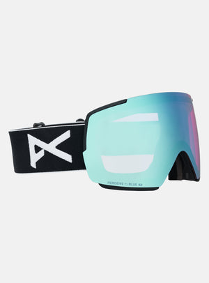 Anon M5 Goggles + Bonus Lens + MFI® Face Mask | Frame: Black, Lens: Perceive Variable Blue