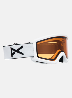 Anon Helix 2.0 Goggles (Non-Mirror) | Frame: White, Lens: Amber