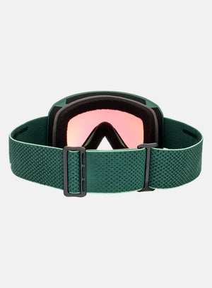 Anon Nesa Goggles + Bonus Lens + MFI® Face Mask | Frame: Brunswick Green, Lens: Perceive Variable Green (22% / S2), Spare Lens: Perceive Cloudy Pink (53% / S1)