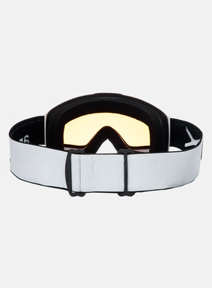 Anon Helix 2.0 Goggles (Non-Mirror) | Frame: White, Lens: Amber