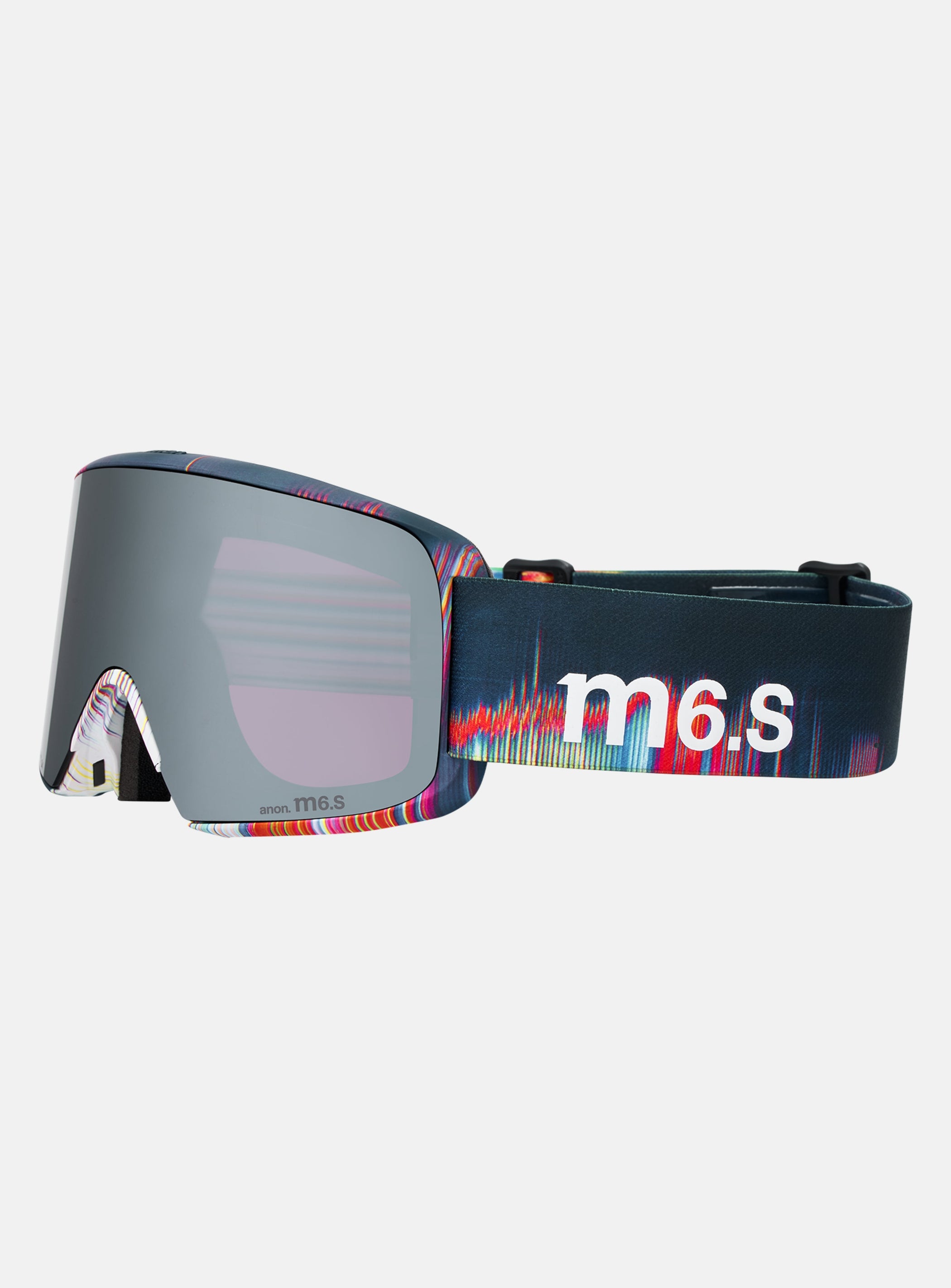 Anon M6S Goggles + Bonus Lens + MFI® Face Mask | Frame: Glitch Lines, Lens: Perceive Sunny Onyx