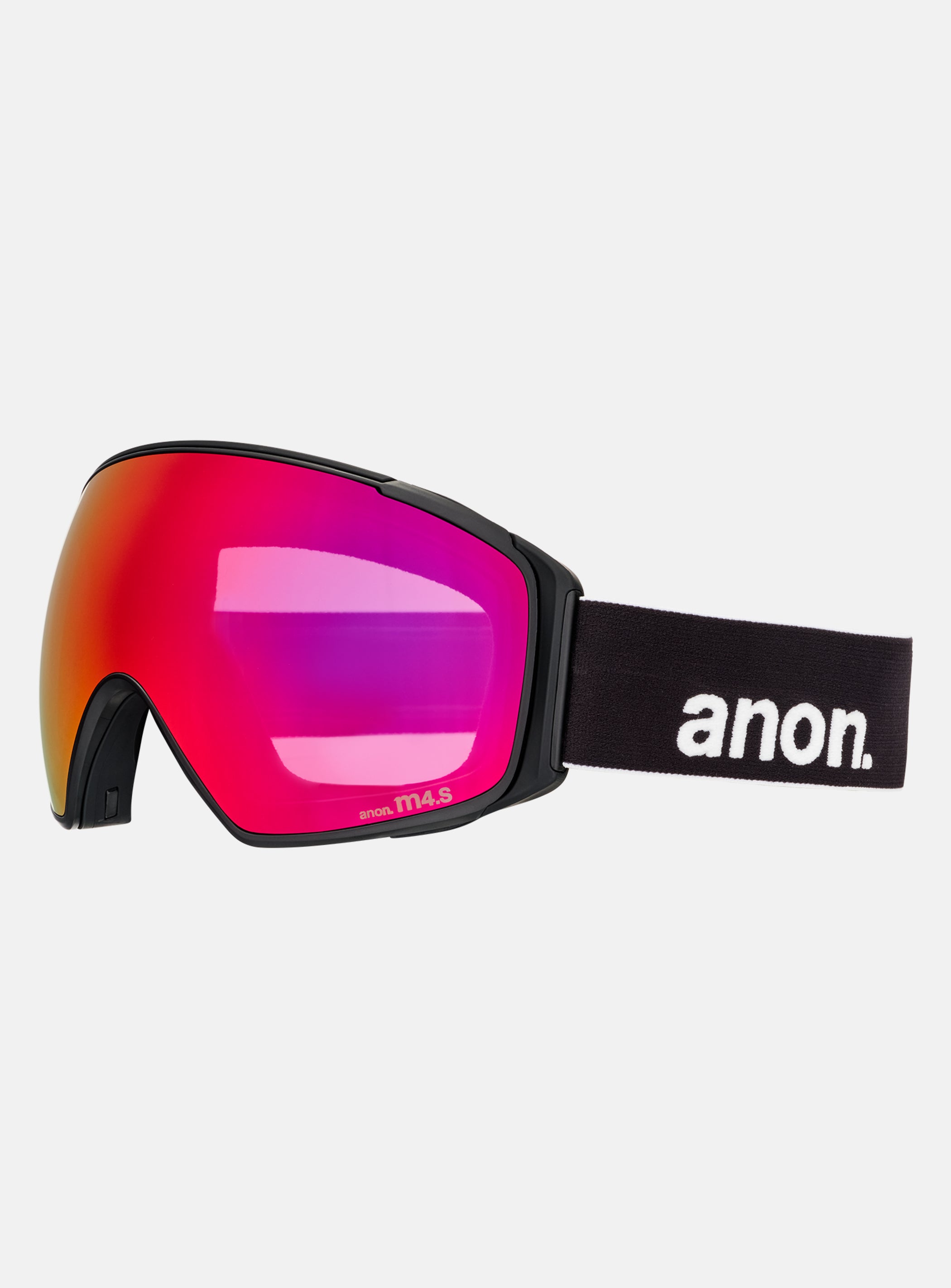 Anon M4S Goggles (Toric) + Bonus Lens + MFI® Face Mask | Frame: Black, Lens: Perceive Sunny Red (14% / S3), Spare Lens: Perceive Cloudy Burst (59% / S1)