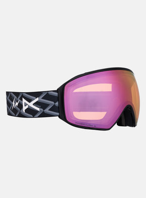 Anon Fragment M4 Goggles (Cylindrical) + Bonus Lens + MFI® Face Mask | Frame: Fragment, Lens: Perceive Cloudy Pink