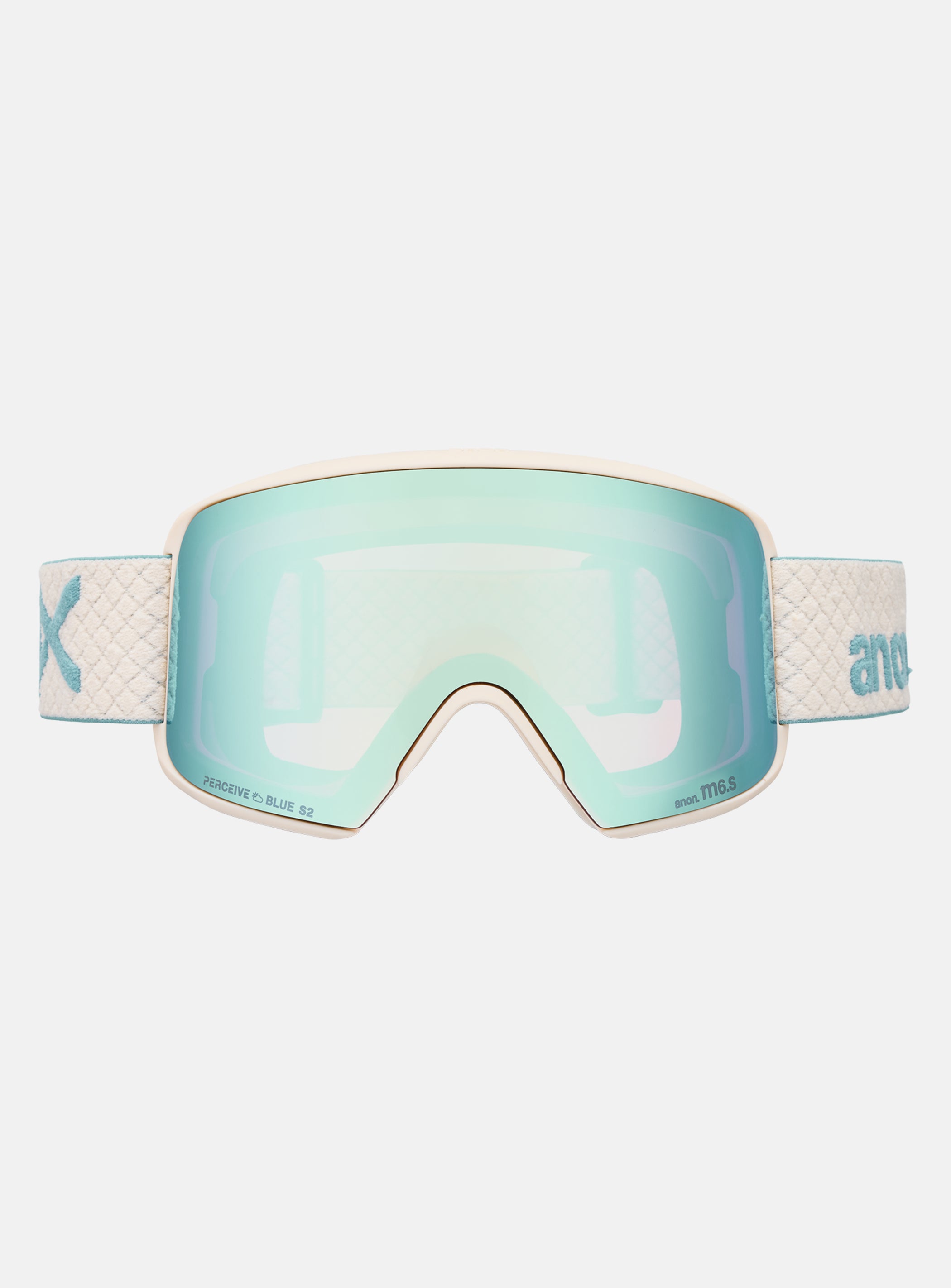 Anon M6S Goggles + Bonus Lens + MFI® Face Mask | Frame: Oat, Lens: Perceive Variable Blue