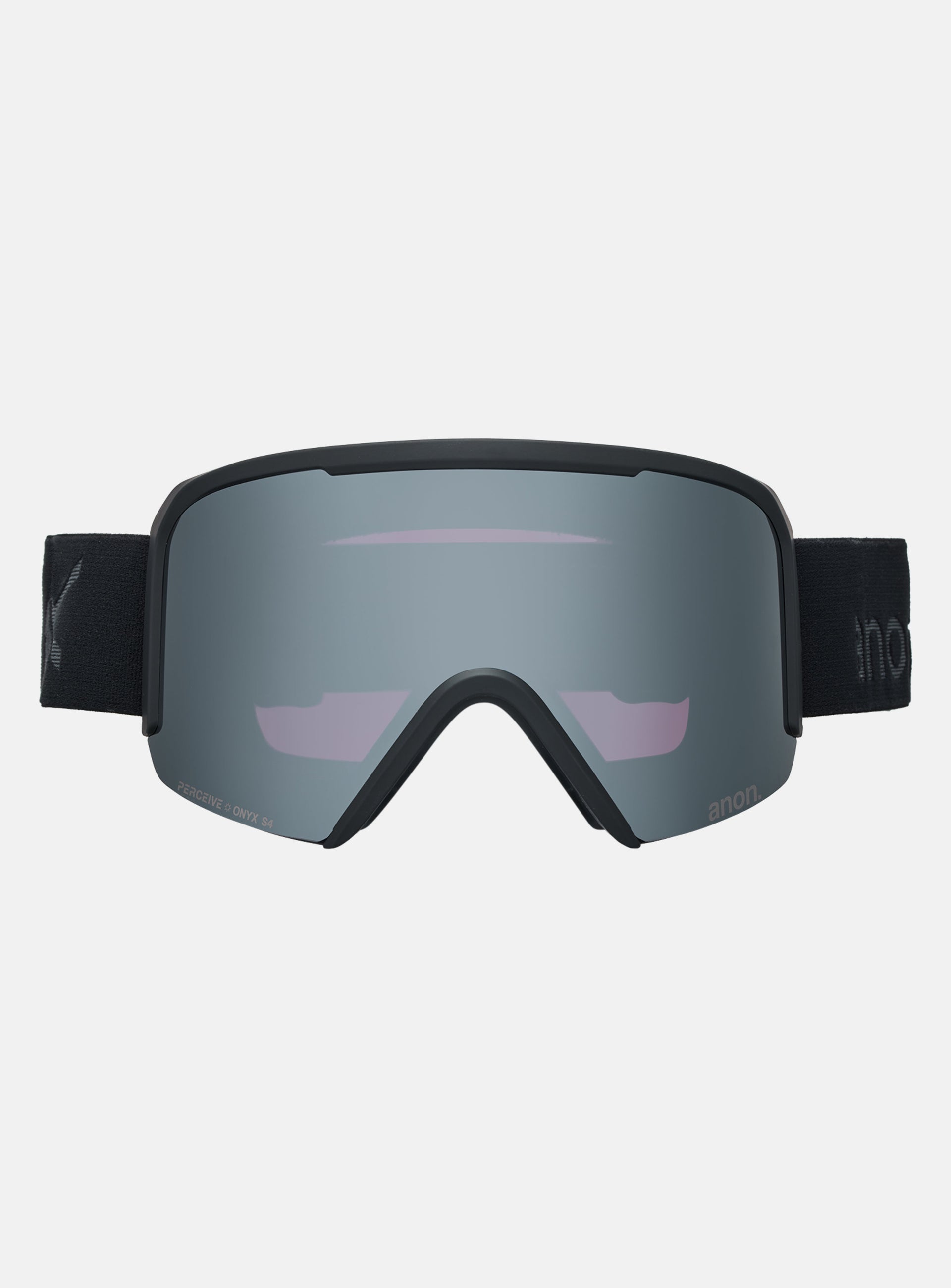 Anon Nesa Goggles + Bonus Lens + MFI® Face Mask | Frame: Smoke, Lens: Perceive Sunny Onyx - Frame: Smoke | Lens: Perceive Sunny Onyx (6% / S4), Spare Lens: Perceive Cloudy Burst (59% / S1) / Regular / Regular