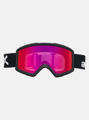 Anon Helix 2.0 Goggles + Bonus Lens | Frame: Black, Lens: Perceive Sunny Red
