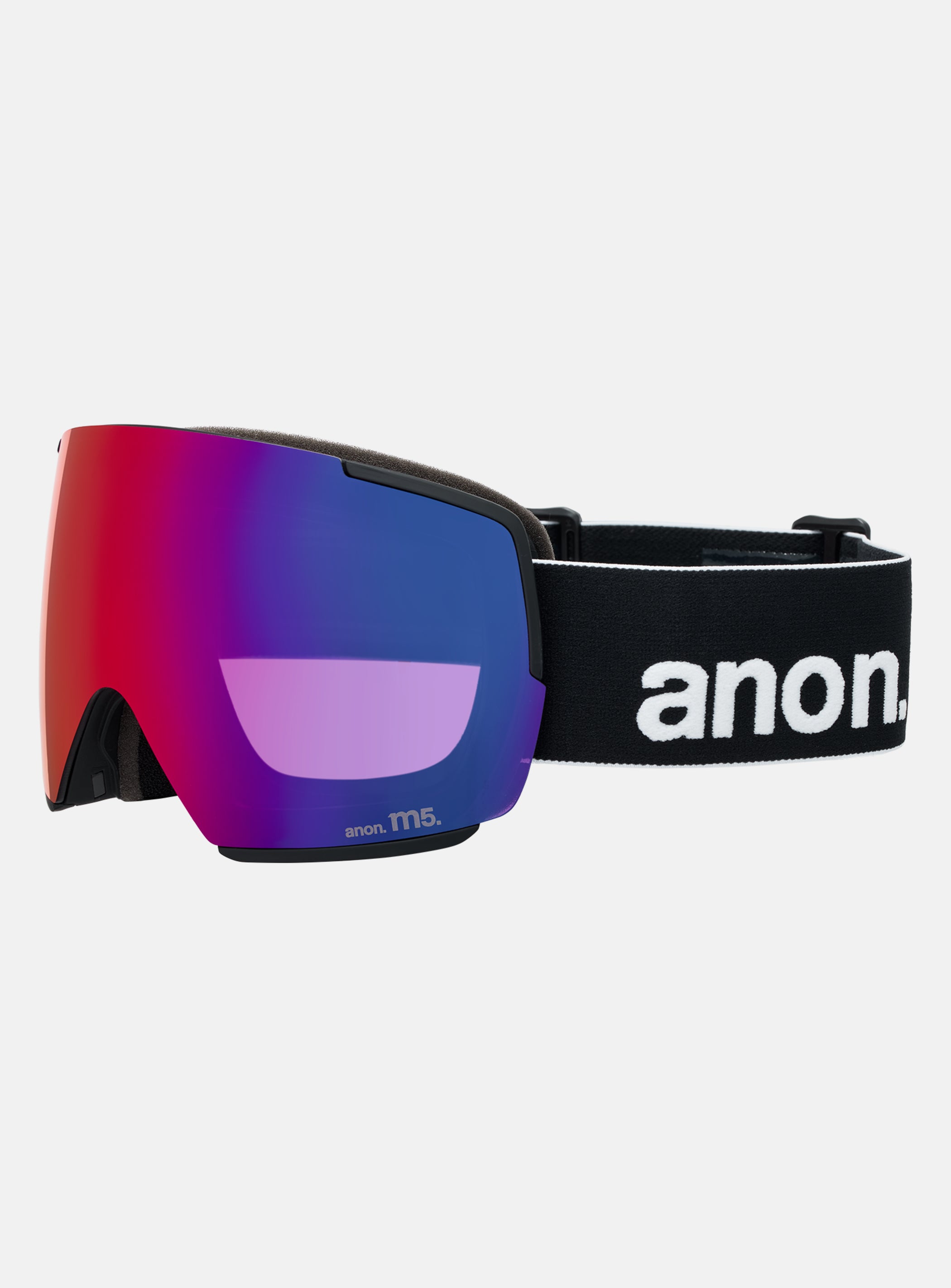 Anon M5 Goggles + Bonus Lens + MFI® Face Mask | Frame: Black, Lens: Perceive Sunny Red