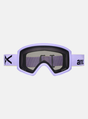 Anon Tracker 2.0 Goggles + MFI® Face Mask | Frame: Hyper Lilac, Lens: Smoke