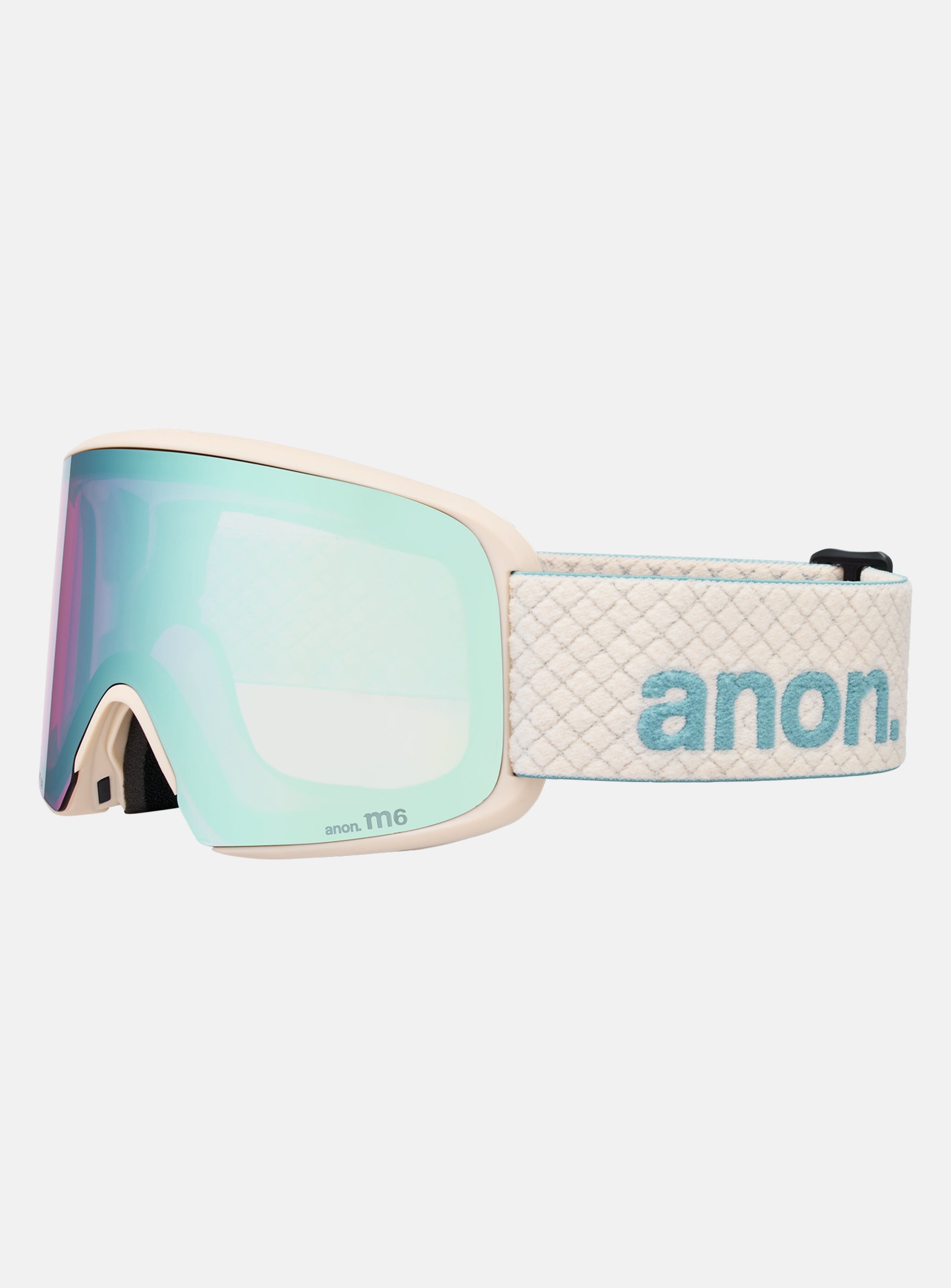 Anon M6 Goggles + Bonus Lens + MFI® Face Mask | Frame: Oat, Lens: Perceive Variable Blue