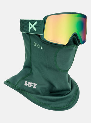 Anon M6S Goggles + Bonus Lens + MFI® Face Mask | Frame: Brunswick Green, Lens: Perceive Variable Green (22% / S2), Spare Lens: Perceive Cloudy Pink (53% / S1)
