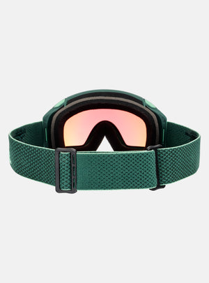 Anon M4S Goggles (Toric) + Bonus Lens + MFI® Face Mask | Frame: Brunswick Green, Lens: Perceive Variable Green (22% / S2), Spare Lens: Perceive Cloudy Pink (53% / S1)