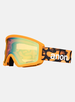 Anon Tracker 2.0 Goggles + MFI® Face Mask | Frame: Blobs, Lens: Gold Amber (32% / S2)