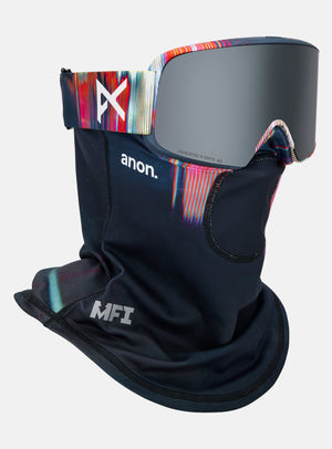 Anon M6 Goggles + Bonus Lens + MFI® Face Mask | Frame: Glitch Lines, Lens: Perceive Sunny Onyx