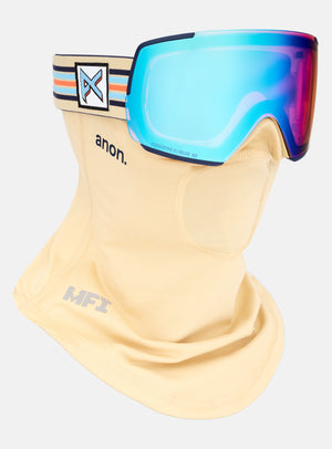 Anon M5 Goggles + Bonus Lens + MFI® Face Mask | Frame: Vintage, Lens: Perceive Variable Blue (21% / S2), Spare Lens: Perceive Cloudy Pink (53% / S1)