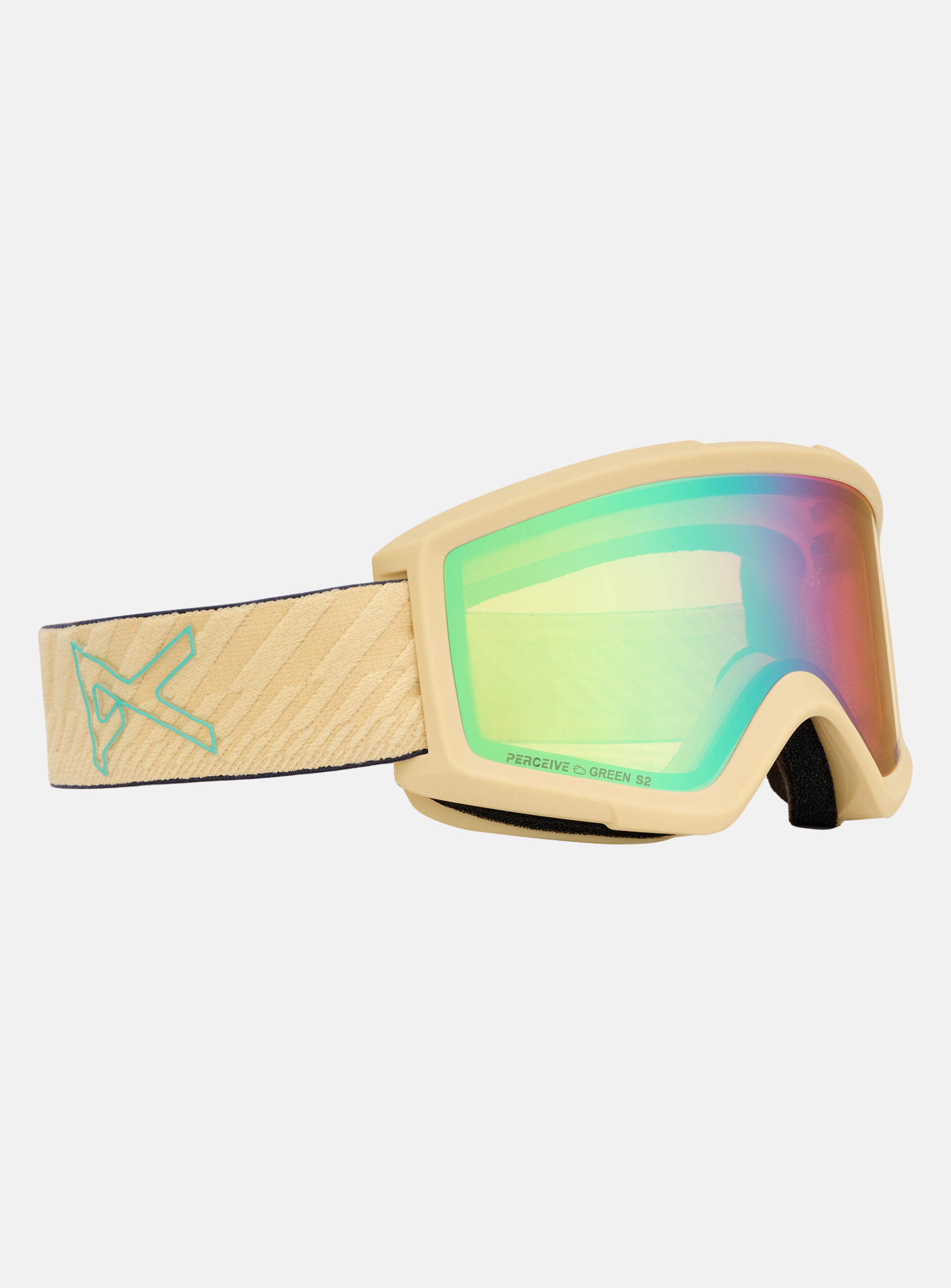 Anon Helix 2.0 Goggles + Bonus Lens | Frame: Beechwood, Lens: Perceive Variable Green (22% / S2), Spare Lens: Amber (55% / S1)