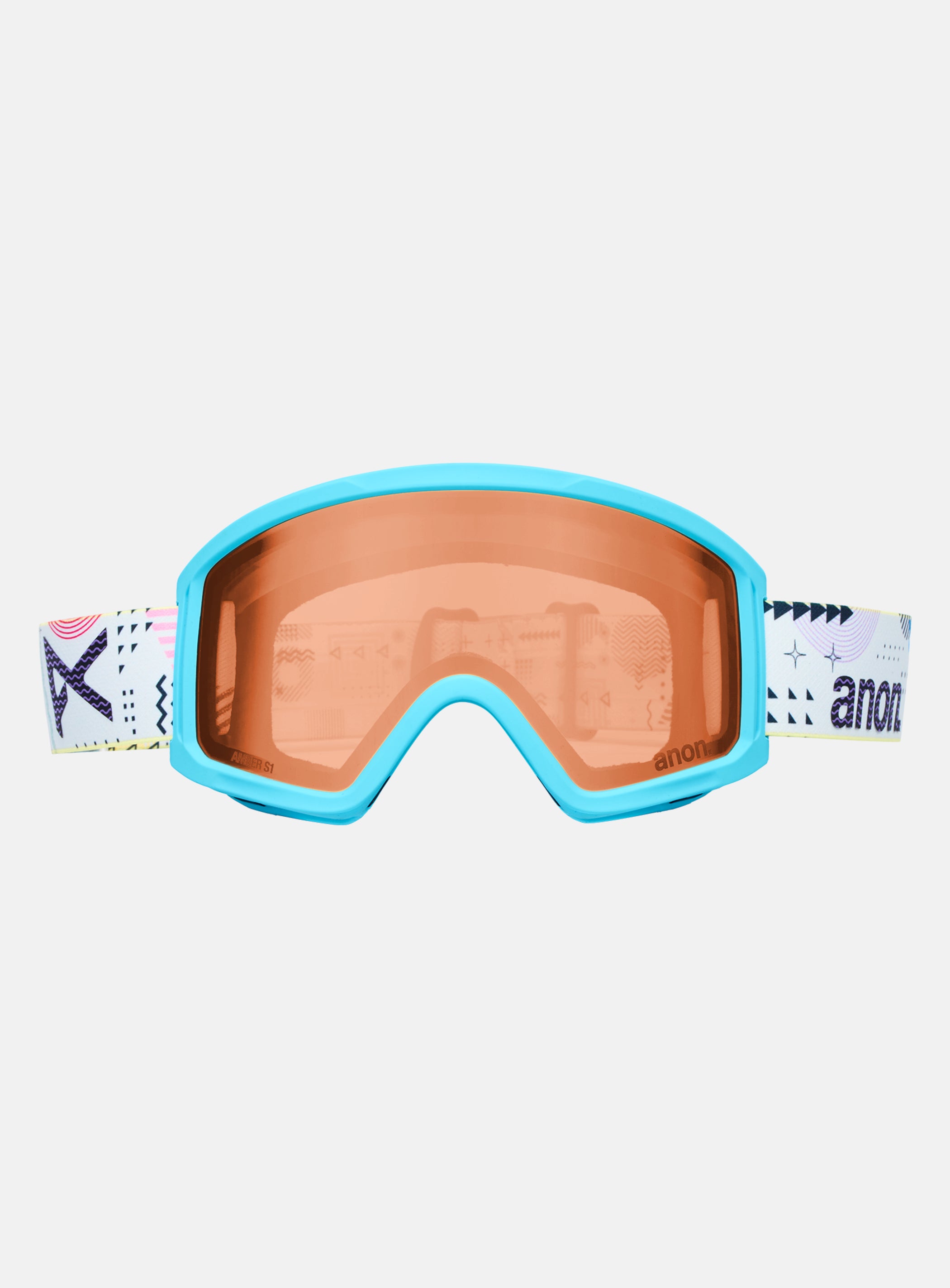 Anon Tracker 2.0 Goggles + MFI® Face Mask | Frame: Geoscope, Lens: Amber