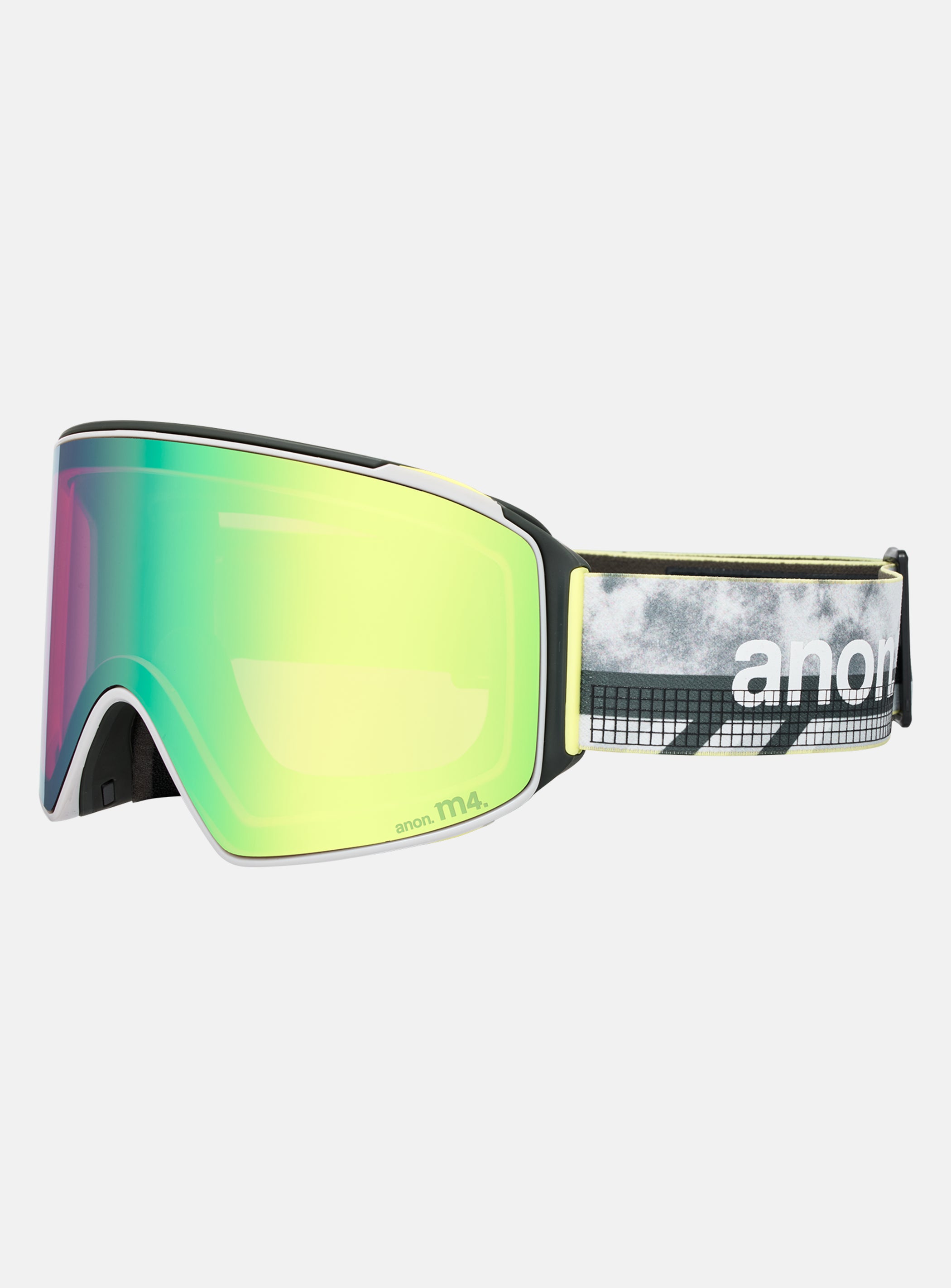 Anon M4 Goggles (Cylindrical) + Bonus Lens + MFI® Face Mask | Frame: Tilt Shift, Lens: Perceive Variable Green