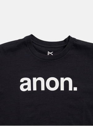 Anon Short Sleeve T-Shirt | True Black