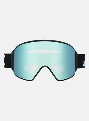 Anon M4 Goggles (Cylindrical) + Bonus Lens + MFI® Face Mask | Frame: Black, Lens: Perceive Variable Blue