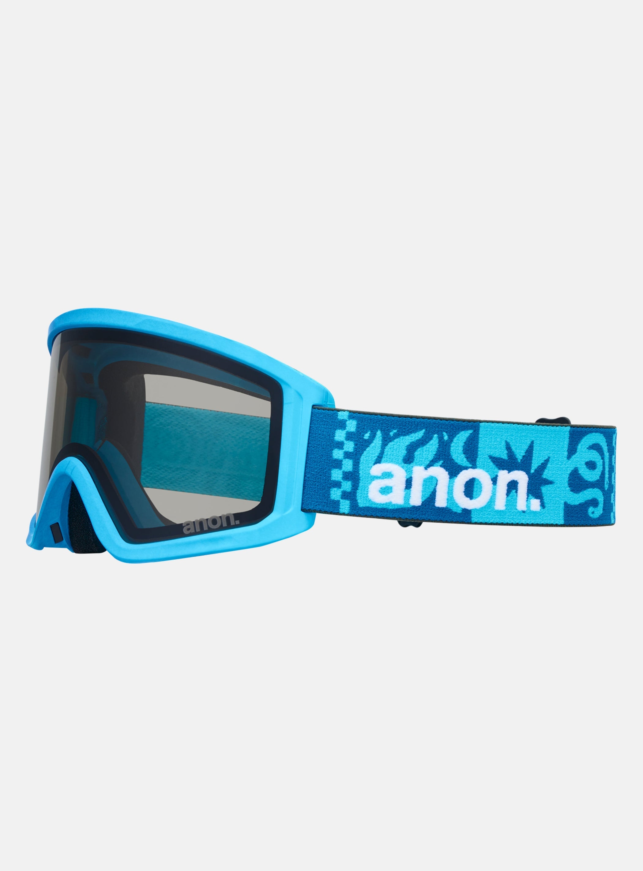 Anon Tracker 2.0 Goggles + MFI® Face Mask | Frame: Island Blues, Lens: Smoke