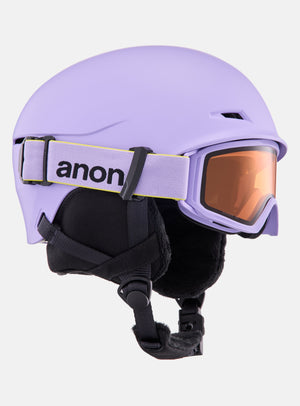 Kids' Anon Define Ski & Snowboard Helmet | Hyper Lilac