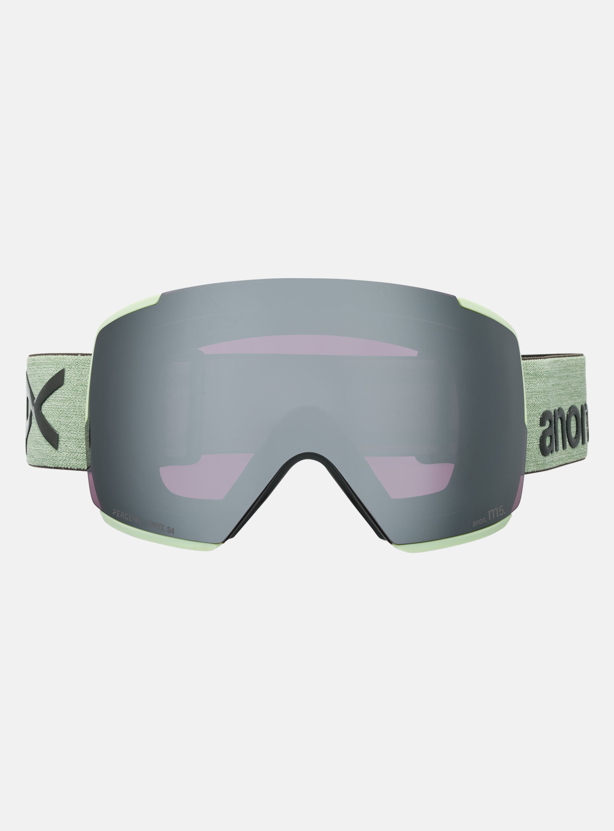 Anon M5 Goggles + Bonus Lens + MFI® Face Mask | Frame: Soft Sage, Lens: Perceive Sunny Onyx