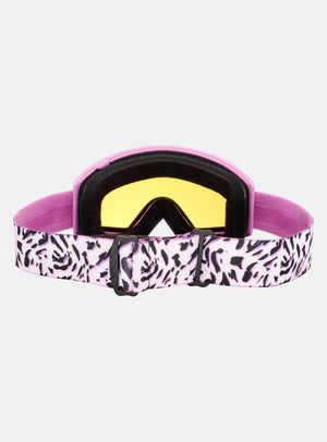 Anon Tracker 2.0 Goggles + MFI® Face Mask | Frame: Leopard Pink, Lens: Pink Amber (50% / S1)