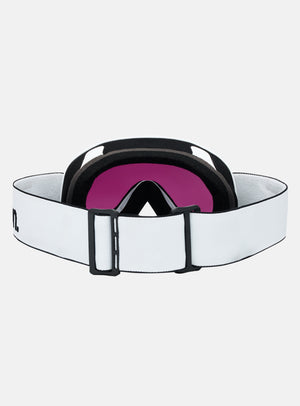 Anon M6S Goggles + Bonus Lens + MFI® Face Mask | Frame: White, Lens: Perceive Sunny Onyx