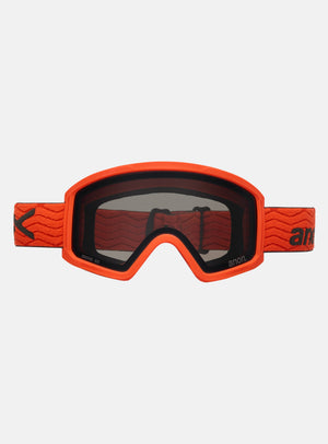 Anon Tracker 2.0 Goggles + MFI® Face Mask | Frame: Fiesta Red, Lens: Smoke