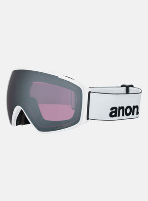 Anon M4S Goggles (Toric) + Bonus Lens + MFI® Face Mask | Frame: White, Lens: Perceive Sunny Onyx