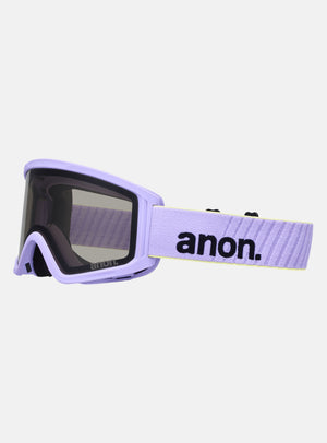 Anon Tracker 2.0 Goggles + MFI® Face Mask | Frame: Hyper Lilac, Lens: Smoke