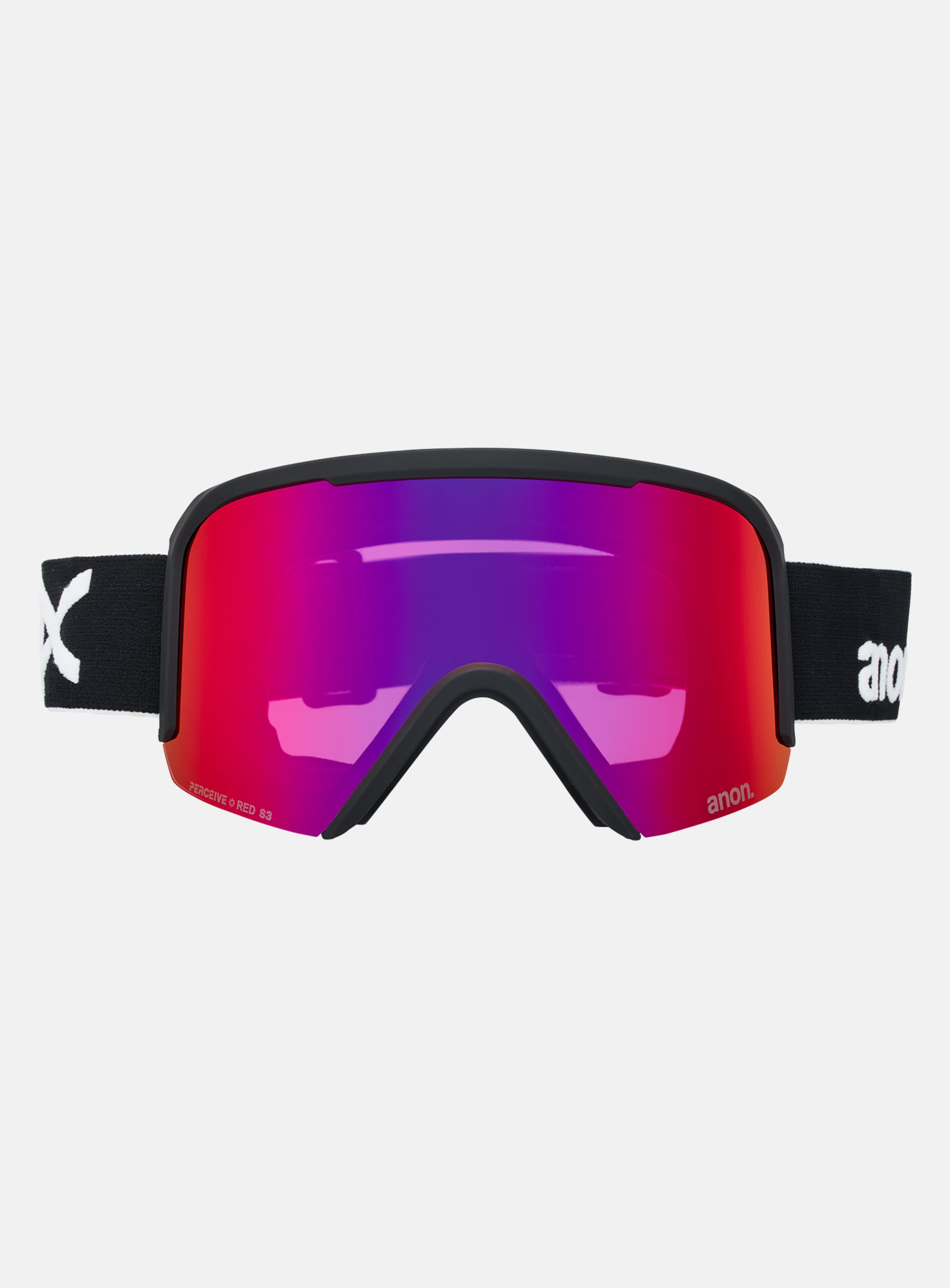 Anon Nesa S Goggles | Frame: Black, Lens: Perceive Sunny Red