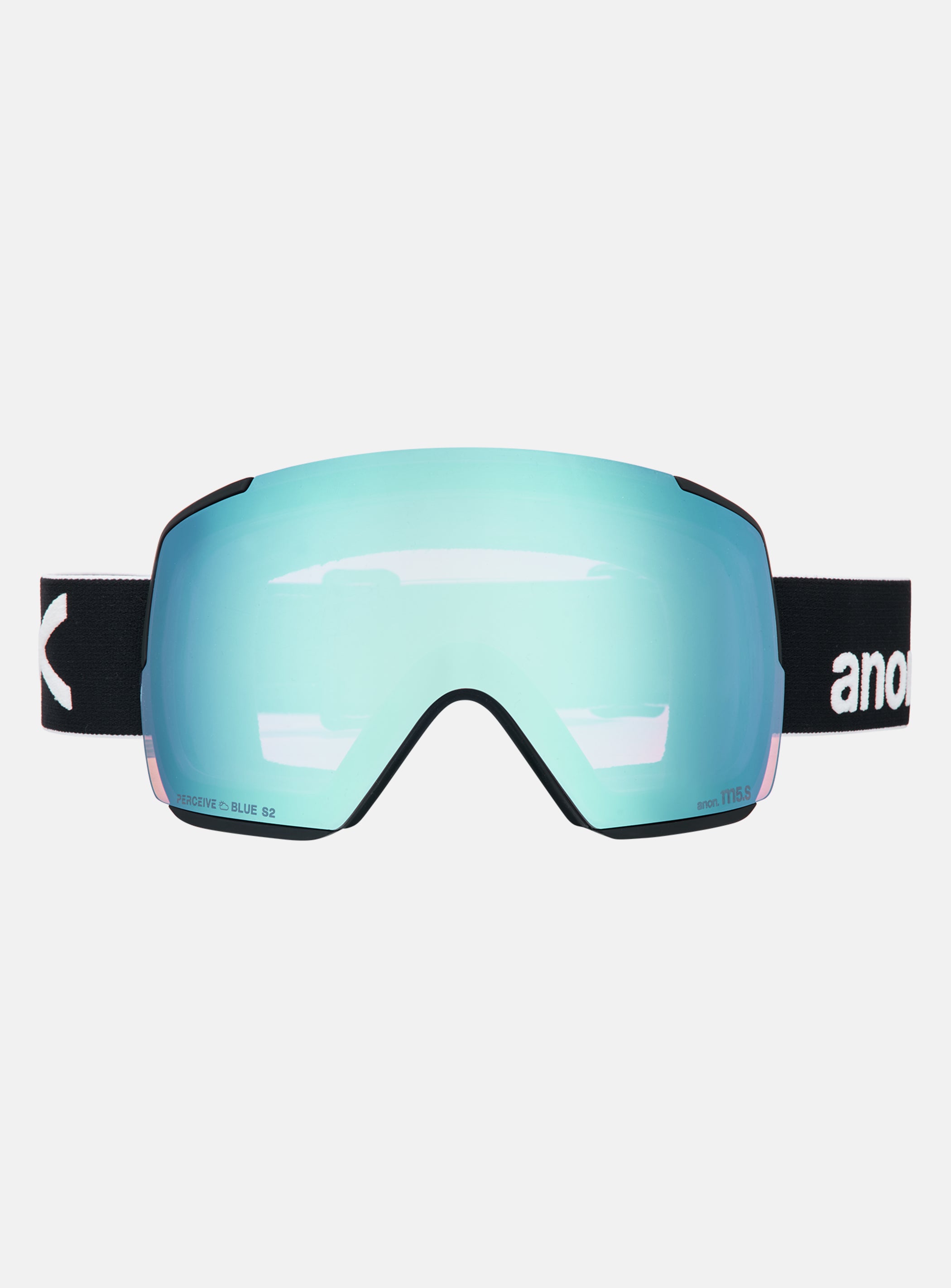 Anon M5S Goggles + Bonus Lens + MFI® Face Mask | Frame: Black, Lens: Perceive Variable Blue
