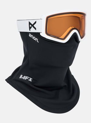 Anon Tracker 2.0 Goggles + MFI® Face Mask | Frame: White, Lens: Amber