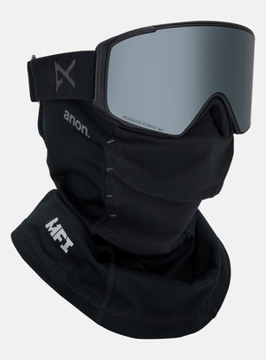 Anon M4S Goggles (Cylindrical) + Bonus Lens + MFI® Face Mask | Frame: Smoke, Lens: Perceive Sunny Onyx