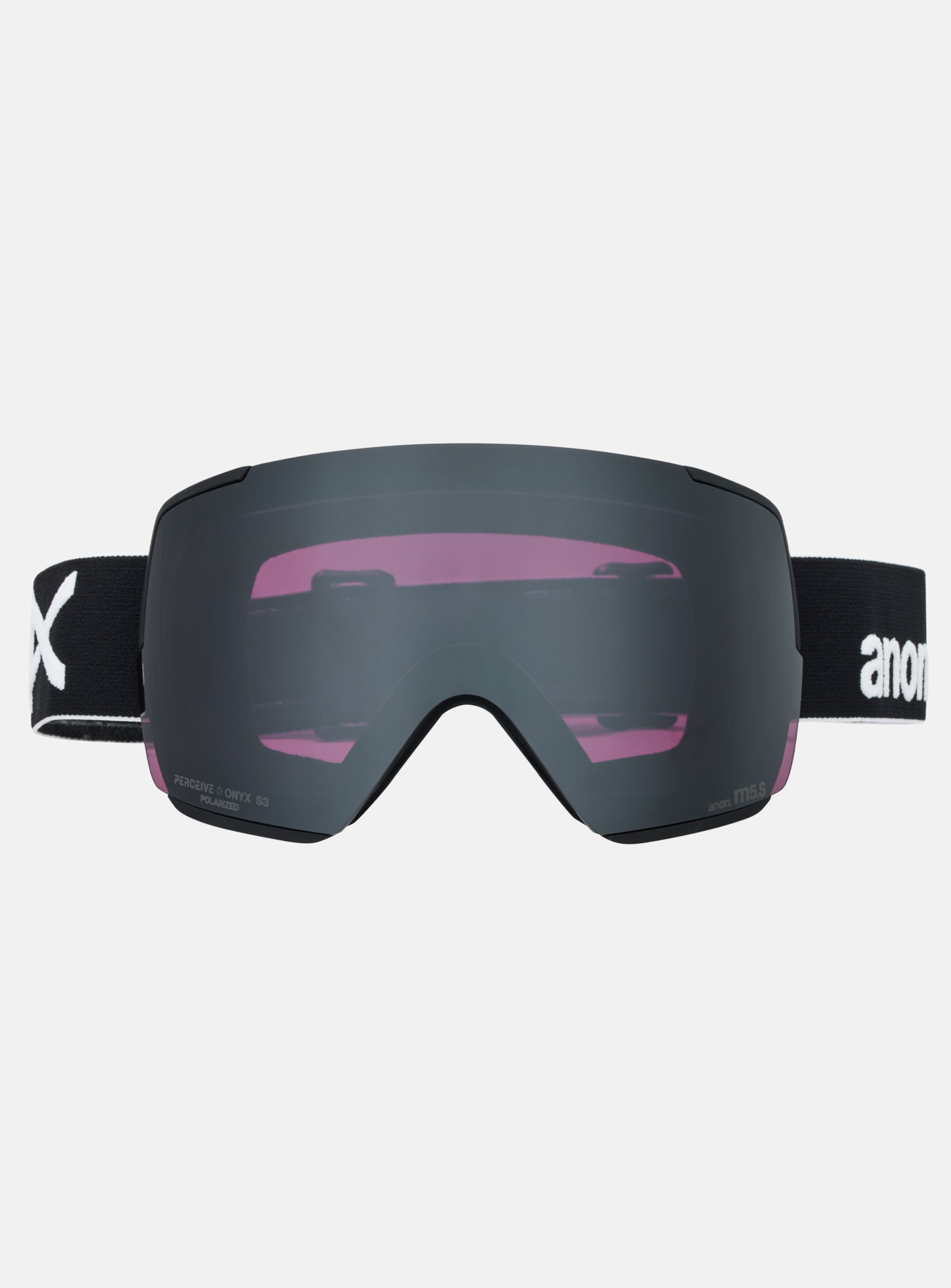 Anon M5S Goggles + Polarized Perceive Lens + MFI® Face Mask | Frame: Black, Lens: Perceive Sunny Polarized Onyx